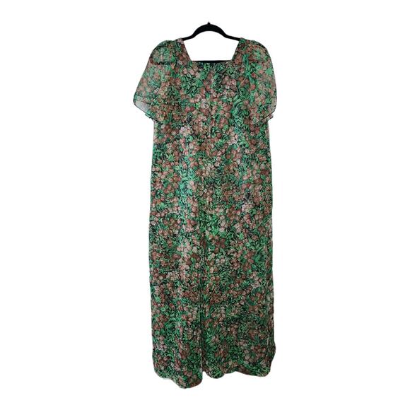 Vintage Liberty House by Tropicana Hawaii Floral Maxi Dress Women’s Size 12 - Picture 3 of 6